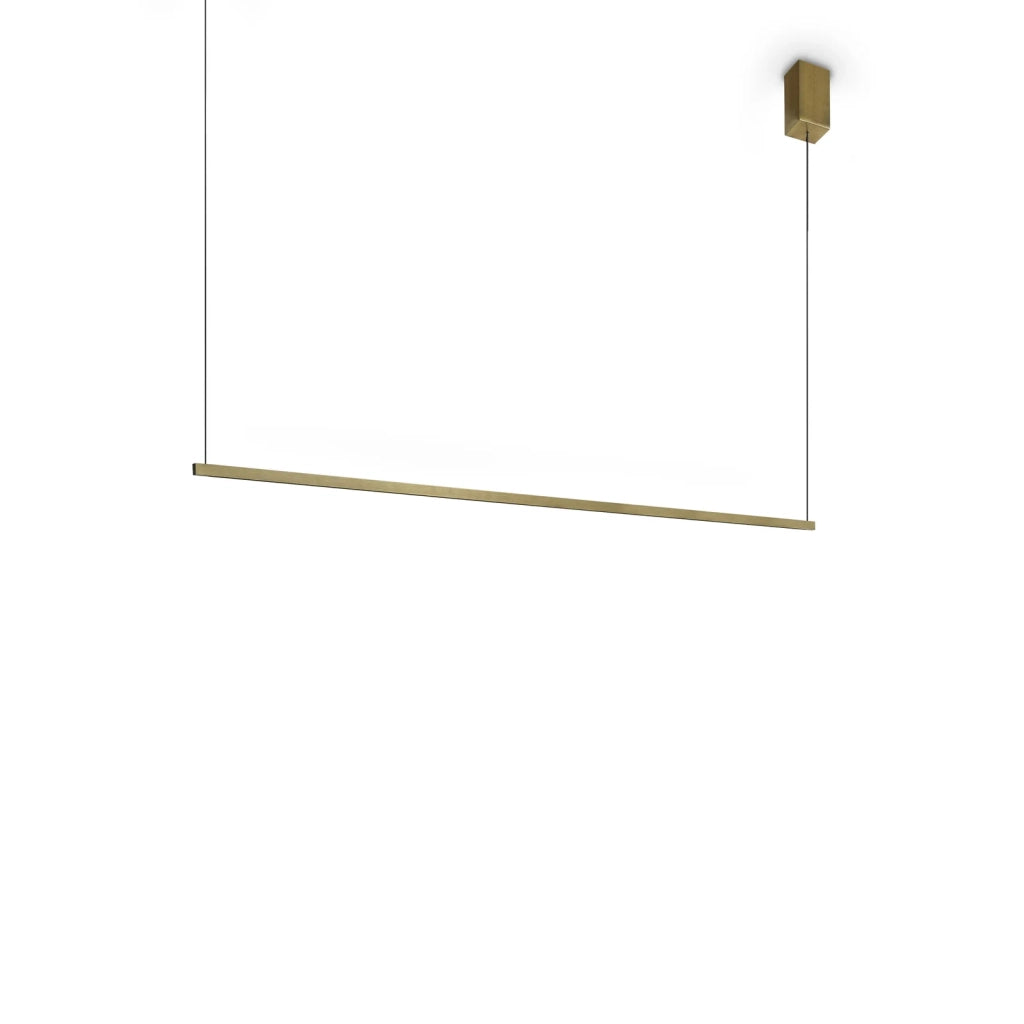 Lampada A Sospensione Essence 1 Luce Led Integrato Ottone