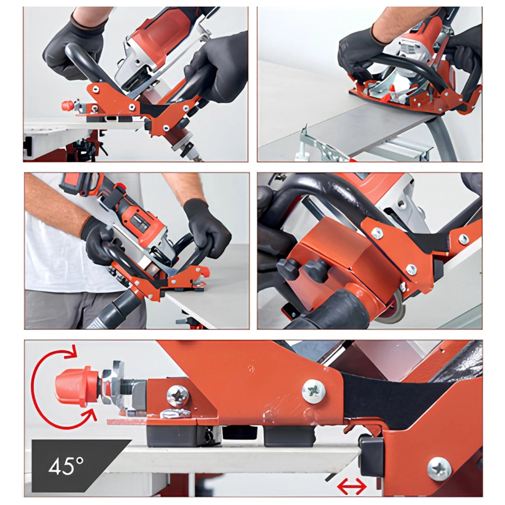 Dispositivo esecuzione smussi 45° jolly bc45 tagli inclinati finitura