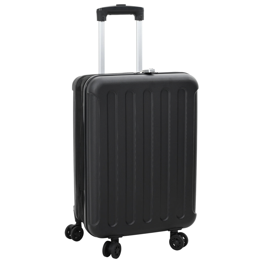 Valigia Pieghevole Rigida 24'Nera 43x27x66 cm ABS
