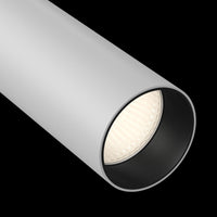 Faretto a LED per Sistema Illuminazione Binario 12W 3000K in Alluminio Focus LED  Bianco