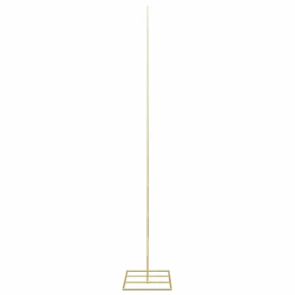 Albero di Natale | Decorazioni natalizie in metallo con supporto Oro 181 cm