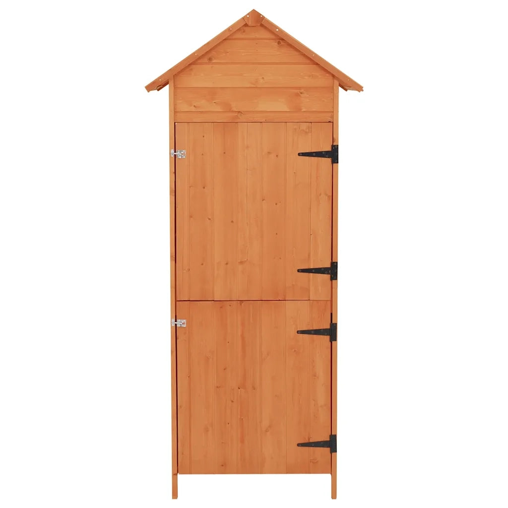 Armadietto da Giardino Marrone 42,5x64x190 cm 41650