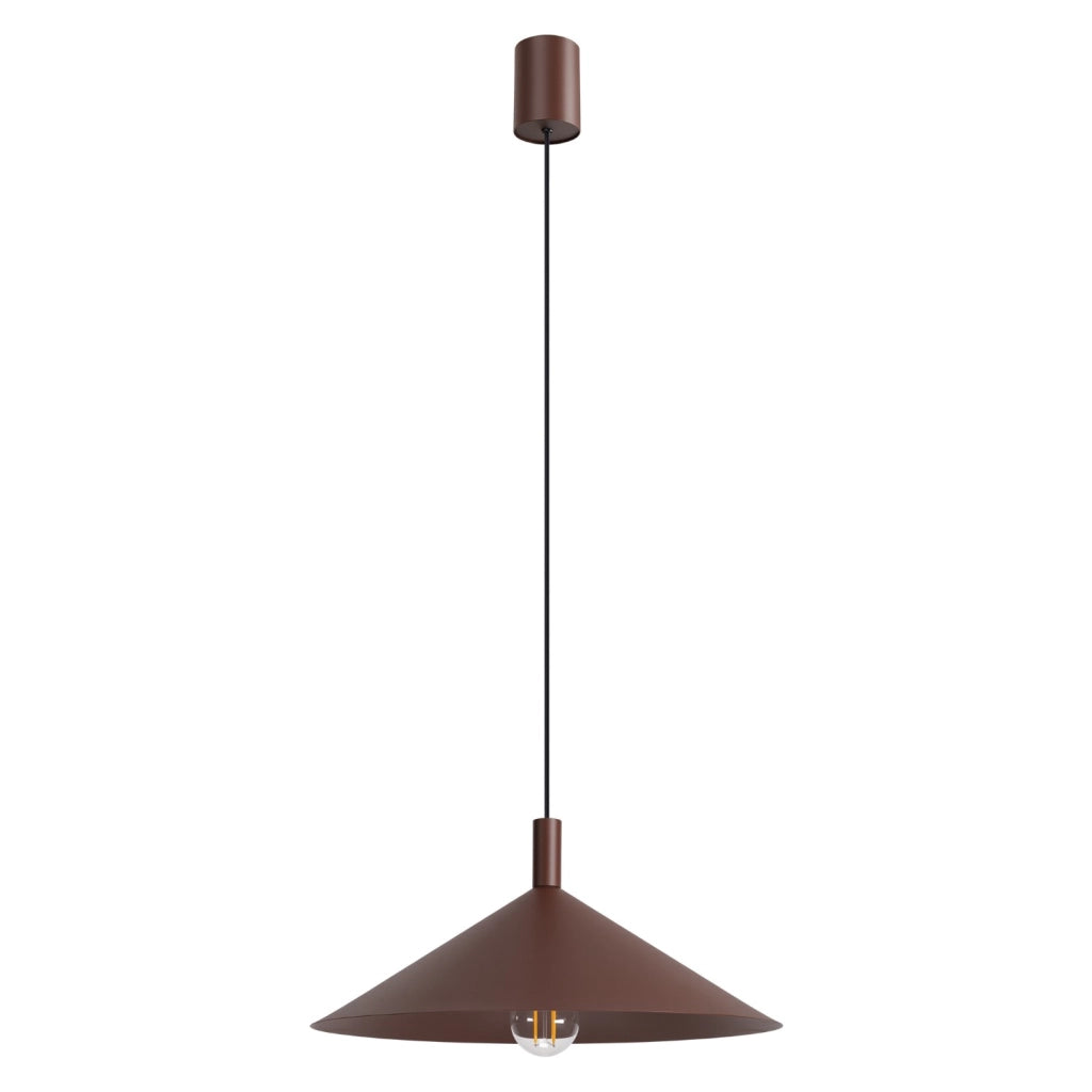 Lampada a sospensione NOX 40 marrone