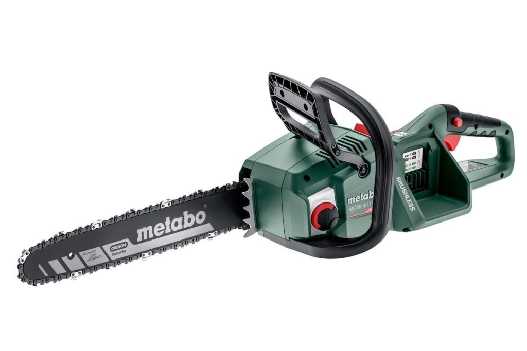 Metabo 601613850 MS Sega a catena a batteria 36 V motore senza spazzole barra 40 cm colore Nero