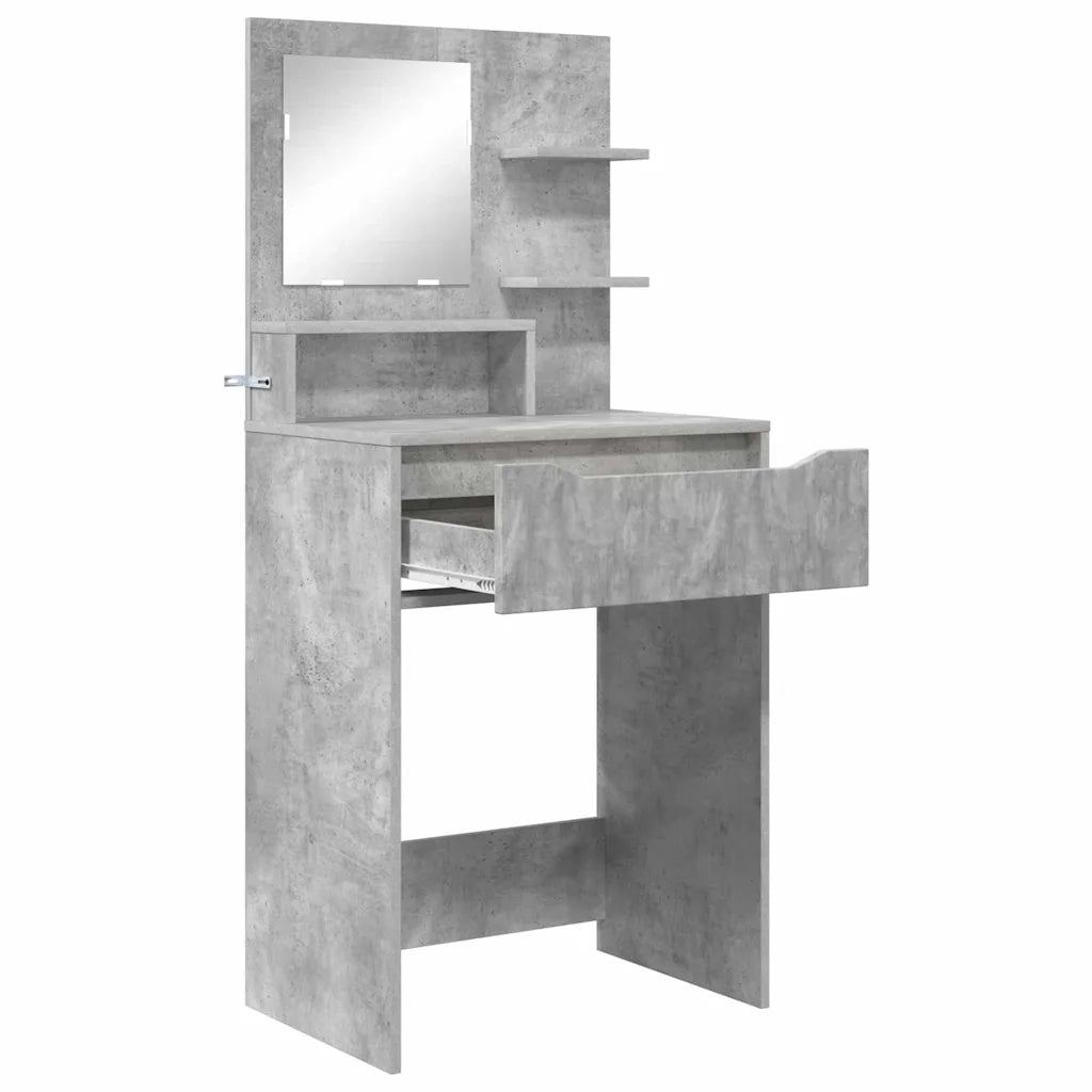 Tavoli da Trucco per Camera da Letto Grigio cemento 889000