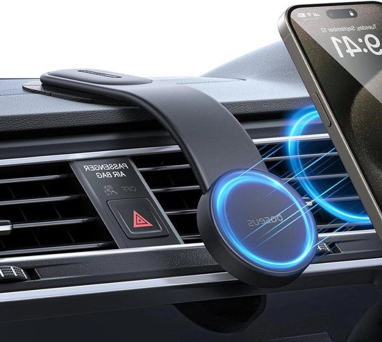 Oggetto di attacco universale per smartphone con magneti per auto 2024 aggiornato, più forte, compatibile con iPhone e Samsung