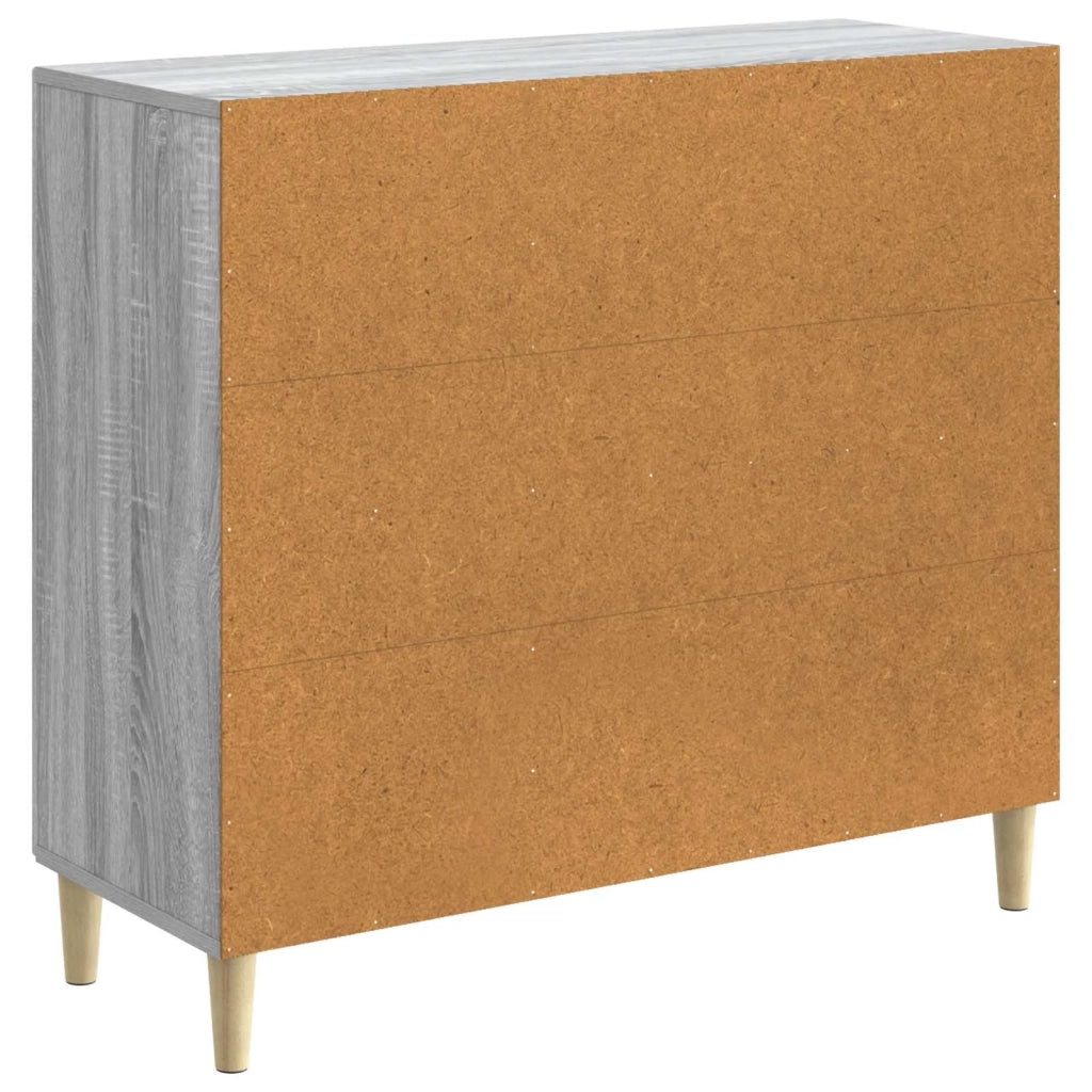 Credenza Grigio Sonoma 89 x 34,5 x 80 cm Legno ingegnerizzato