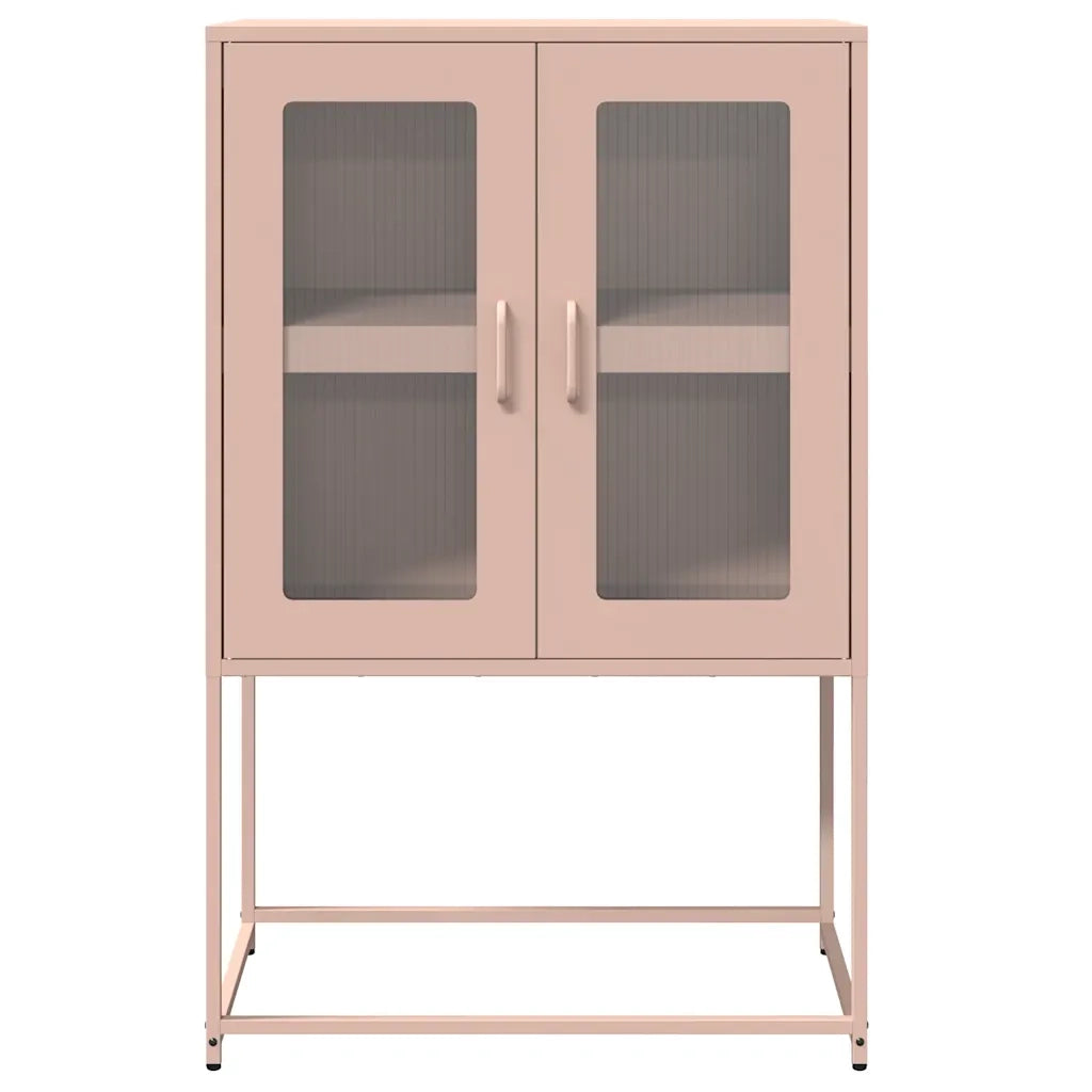 Credenza Rosa 68x39x107 cm in Acciaio 853375
