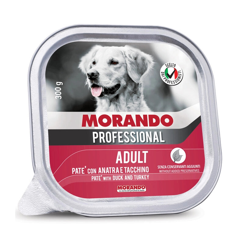 CIBO CANE MORANDO VSC 300 G PATE ANATRA TACCH- 18,0 pz
