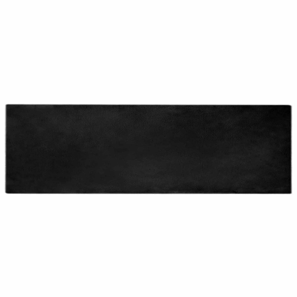 Tappeto antiscivolo in sintetica di coniglio OLITE Nero 42021722