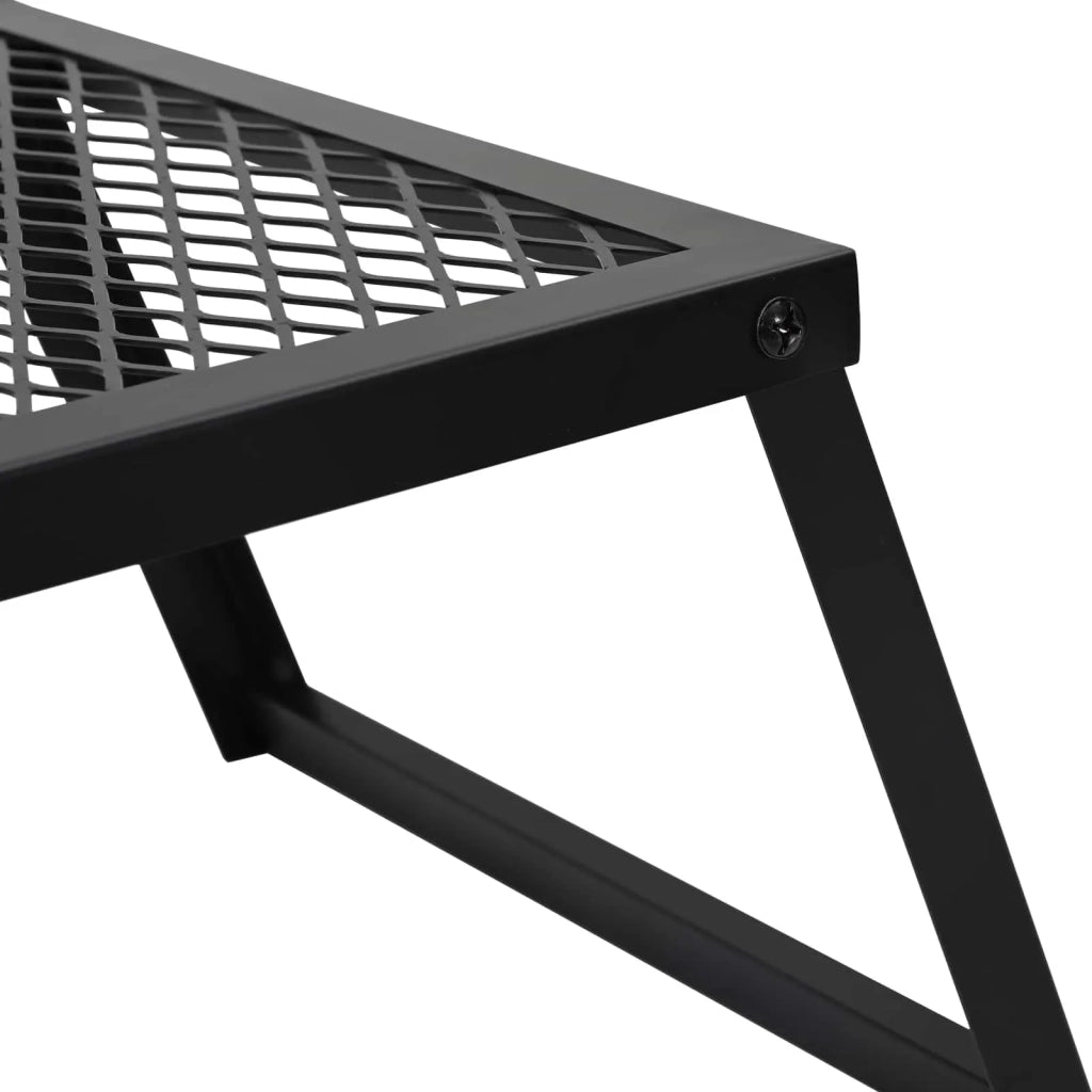 Griglia da Campeggio Pieghevole Nero 58 x 31 x 2 cm CFW9680595