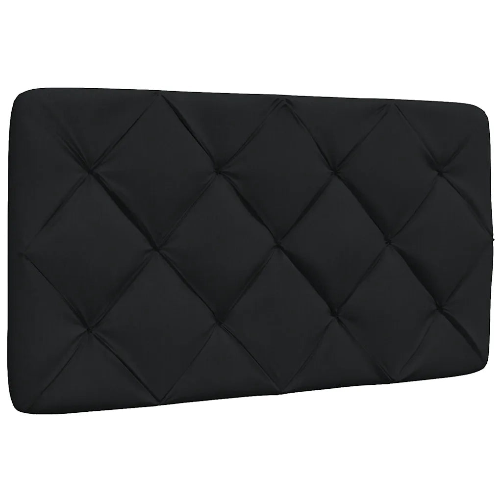 Giroletto con LED senza Materasso-Struttura Letto Nero 90x190 cm in Tessuto