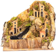 Nascondino per presepi di Natale con case - acqua azionata - 1 pezzo - Italia - 20 x 14 x 20 cm