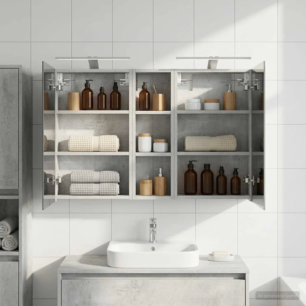 Set di Armadi da Bagno 3 pz 100 x 10,5 x 60,5 cm 3403707