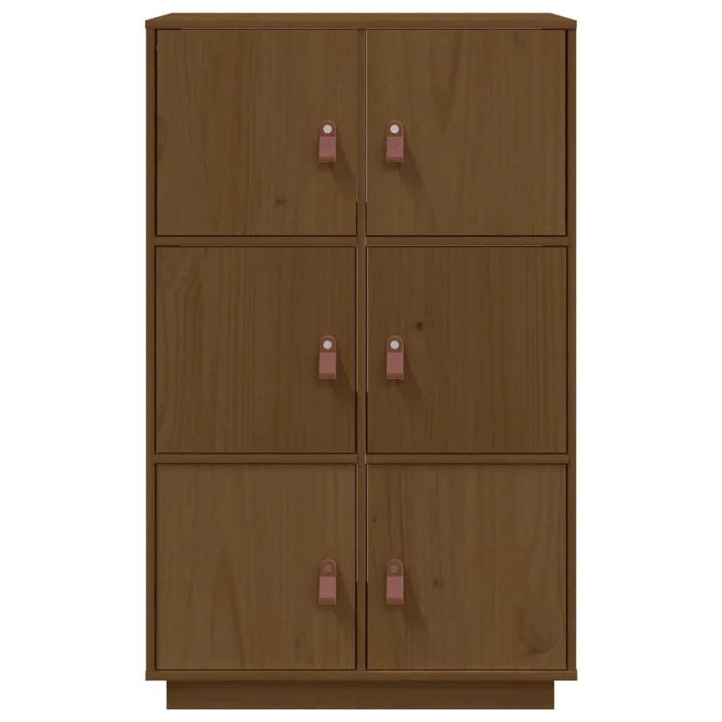 Credenza ambra 67x40x108,5 cm in Legno Massello di Pino 820175
