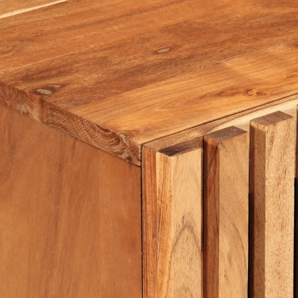 Credenze 3 pz 60x34x75 cm in Legno Massello di Acacia 3217081