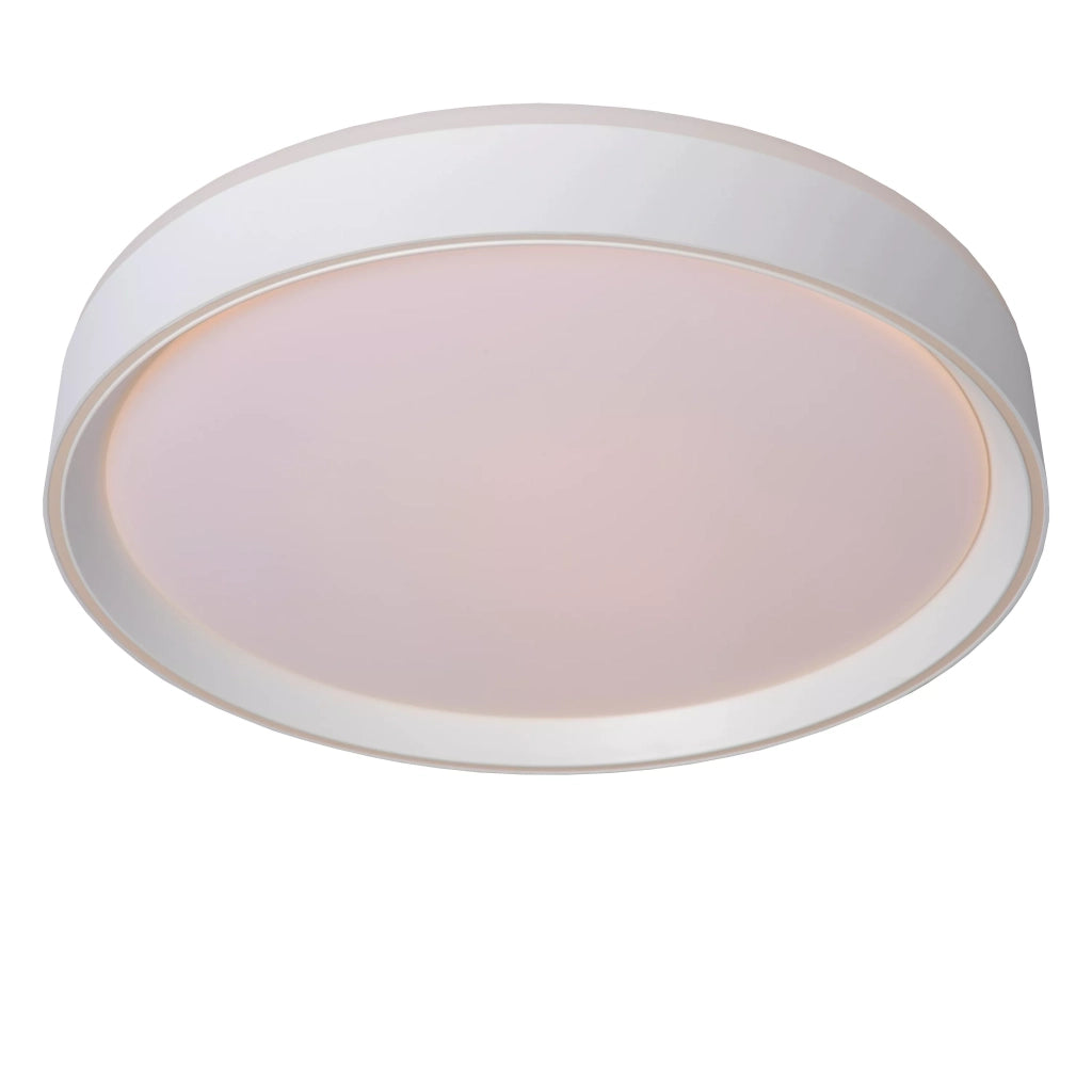 Plafoniera LED 40cm 24W bianca rotonda Lucide Nuria