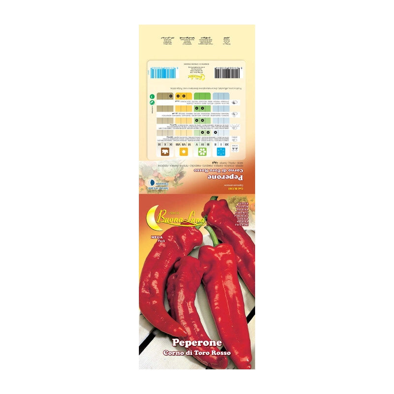 SEMI ORTO PEPERONE CORNO ROSSO- 10,0 pz