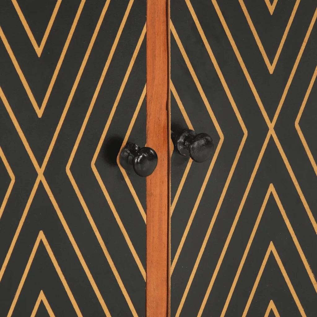 Credenza 60x35x74 cm in Legno Massello di Acacia