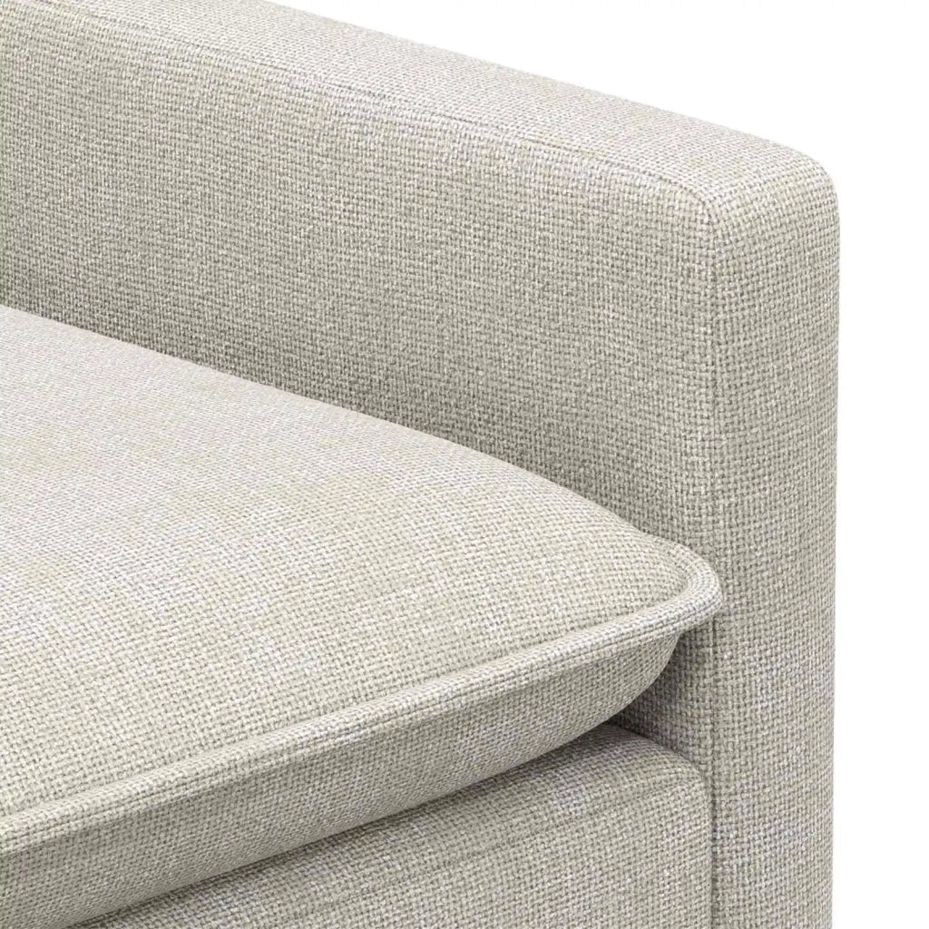 Set di divani 2 pcs Crema Poliestere