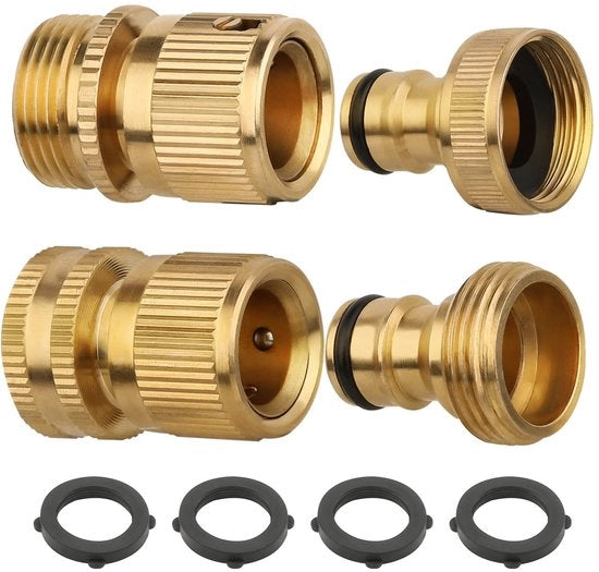 Adattatore per tubi da giardino 3/4 pollici in ottone