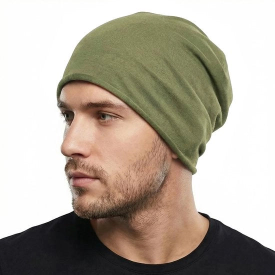 Cappello estivo unisex - Jersey delicato - Materiale poliestere/elastan - Flessibile - Idoneo per la pelle - Cappuccio