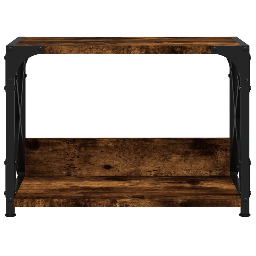 Supporto per stampante da tavolo per ufficio a 2 livelli 44 x 26 x 315 cm marrone 02_0044788