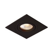 Faretto incasso quadrato nero GU10 Metis Light Prestige