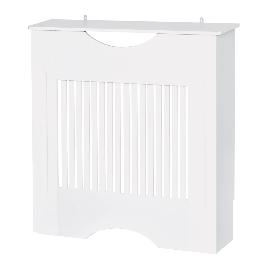 Copriradiatore con Ripiano Moderno ¨C zephmum ¨C MDF Bianco 78x19x82 cm