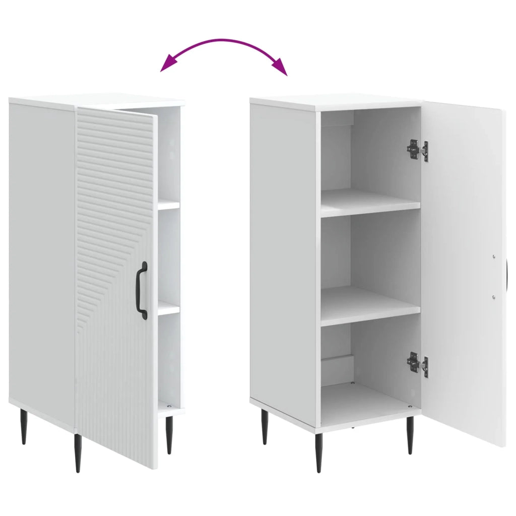 Credenza Bianco 33 x 34,5 x 89,5 cm Legno ingegnerizzato 894825