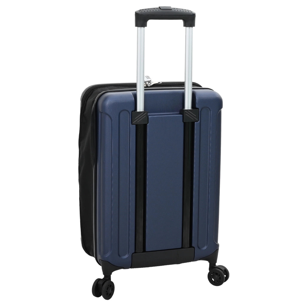 Valigia Pieghevole Hard Shell 20'' Blu Scuro 34x23x55.5 cm ABS