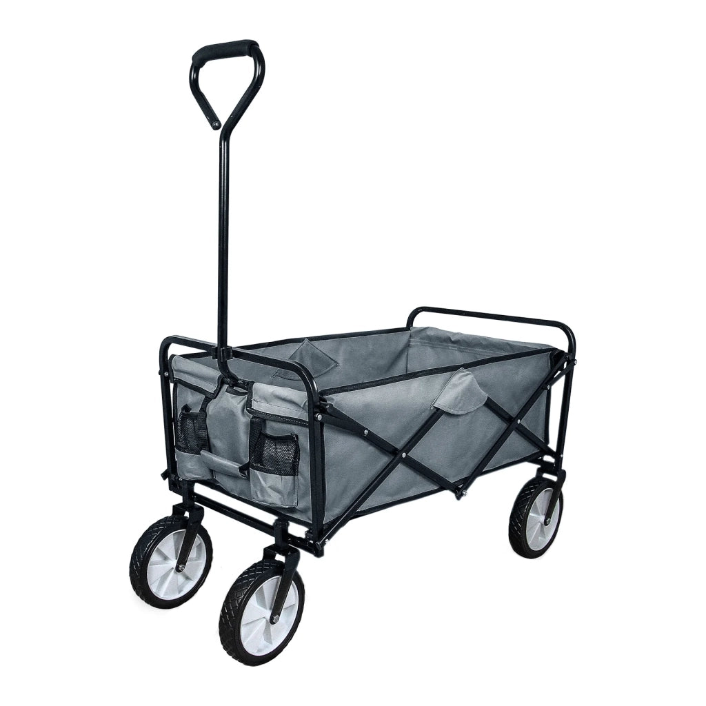 Carrello Pieghevole Fuoristrada 70kg Ruote 360° Acciaio Grigio