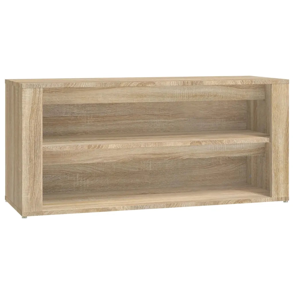 Scarpiera-Scaffale per scarpe Rovere Sonoma 100x35x45 cm in Legno Multistrato 543270