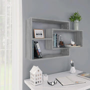 Mensola a Muro Grigio Sonoma 104x20x58,5 cm Legno Multistrato cod mxl 33270
