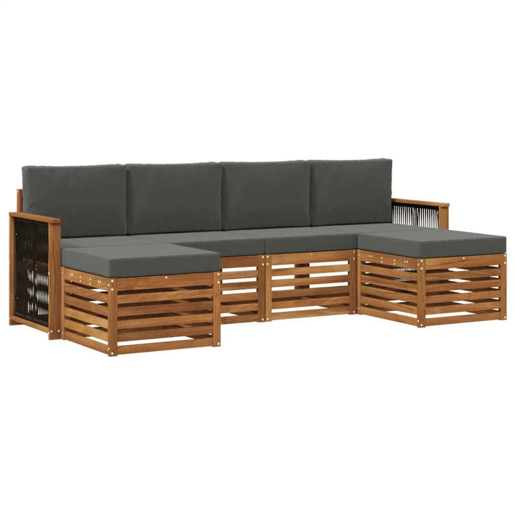 Set di divani da esterno 5 pz 3384683