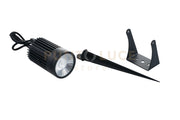 PROIETTORE LED TARGET DC24V NERO 30W 468LM RGB + 4000K IP67 CON PICCHETTO 7,8X12,3X26CM