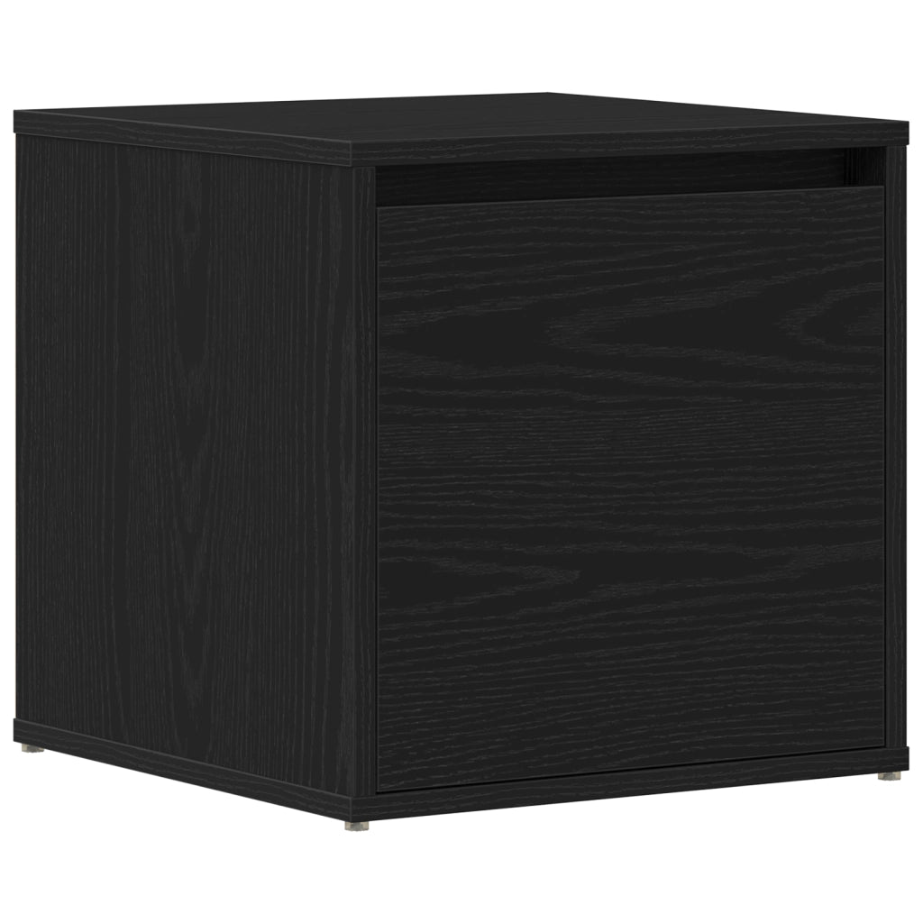 Cassetto Nero Rovere 40,5x40x40 cm Legno ingegnerizzato