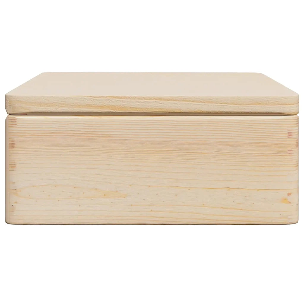 Scatola in Legno con Coperchio 40x30x13 cm Legno Massello Pino CFW9933961