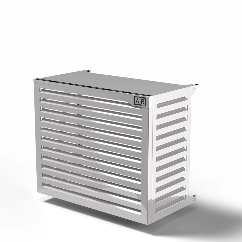 Copri Condizionatore 115x95x67 cm in Alluminio a Parete Big Blade XL Bianco