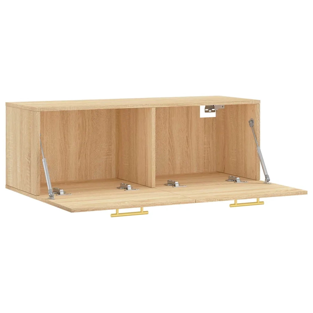 Mobile a Parete Rovere Sonoma 100x36,5x35 cm Legno Multistrato 830119