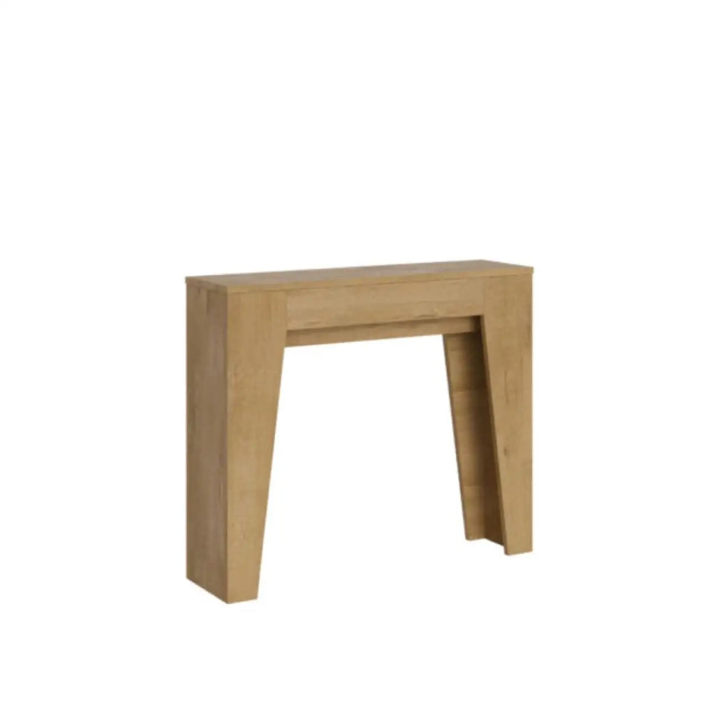 Consolle allungabile 90Ã—25/181 cm Narrow Quercia Naturale