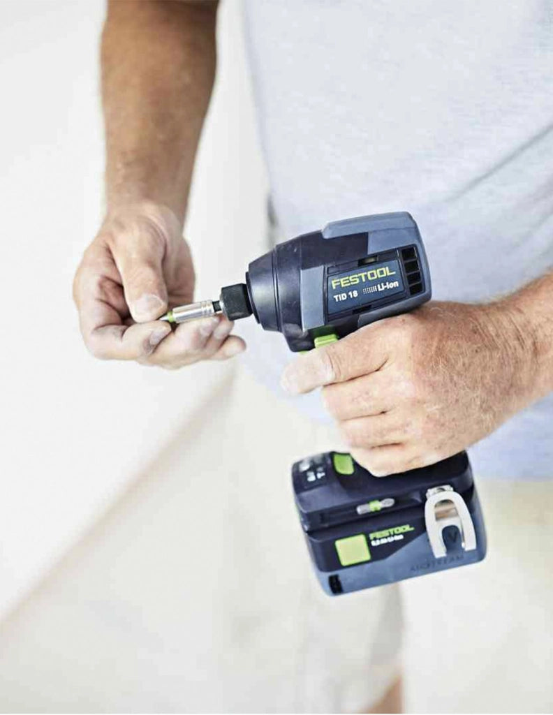Avvitatore ad Impulsi FESTOOL TID 18 HPC I-Plus (2 x 4,0 Ah + TCL6 + Systainer SYS3 M 187)