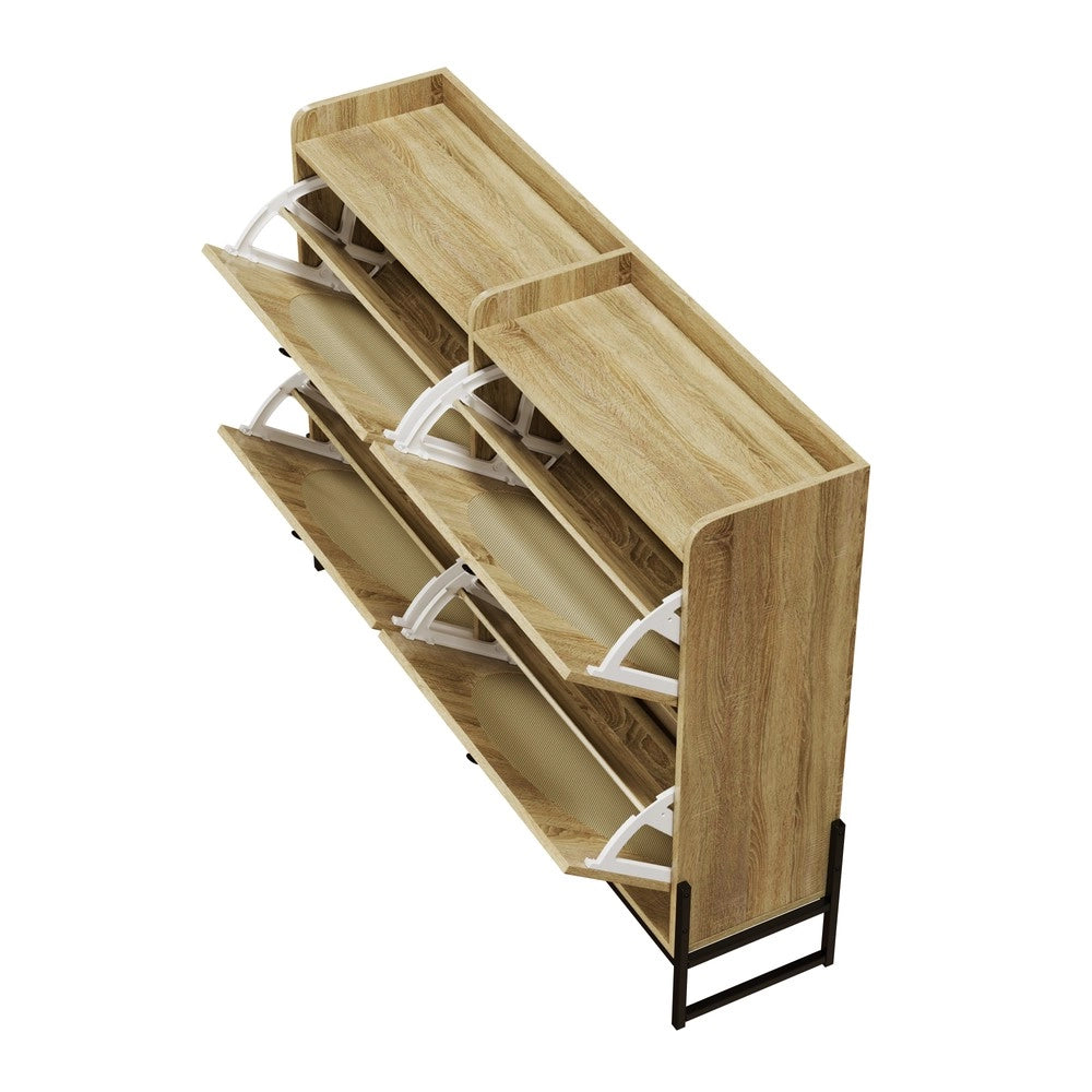 Scarpiera con 4 Ante Ribaltabili Slim ¨C MINIMAL ¨C Portascarpe Ingresso Salvaspazio