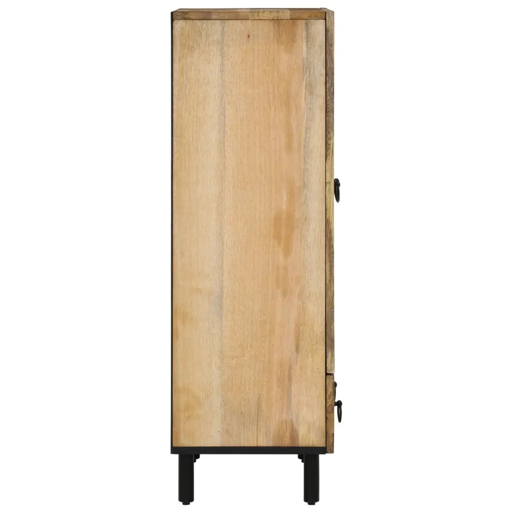Credenza | Madia | Buffet da pranzo | Armadio da pranzo 60x33x110 cm in Legno Massello di Mango