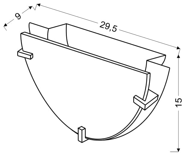 Plafoniera Candellux Fikus 11-12937 cromo vetro E27