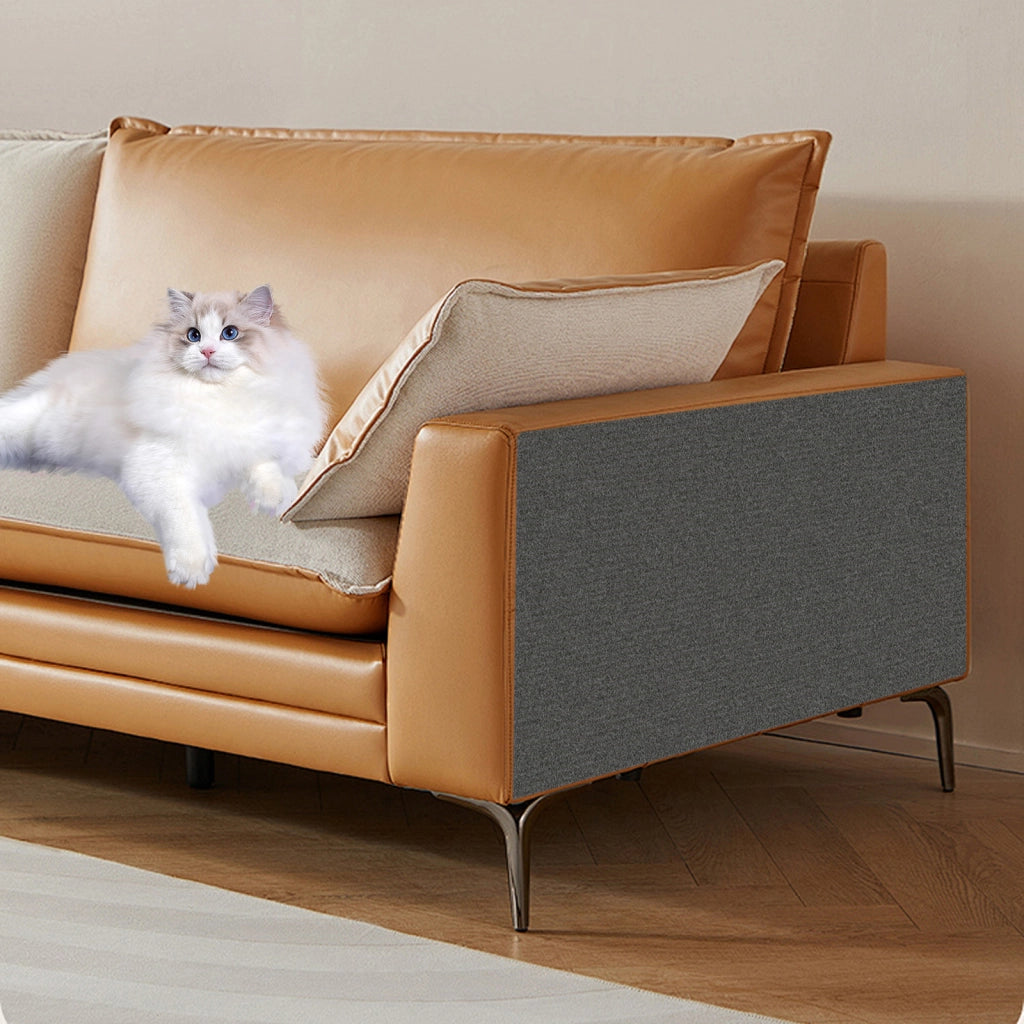 Tappetino tiragraffi autoadesivo per gatti 100x40 cm grigio