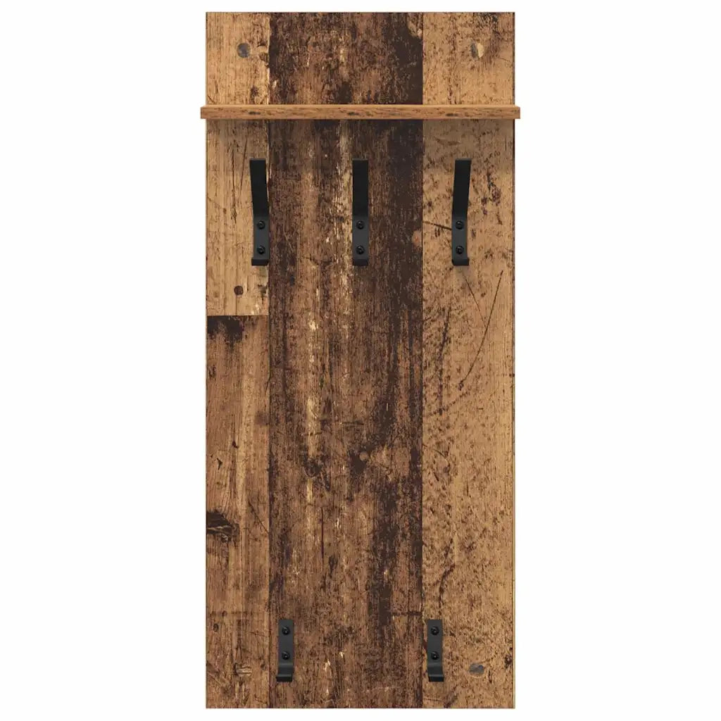 Appendiabiti a muro Legno vecchio 40 x 10 x 90 cm CFW9814487