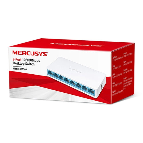 SWITCH MERCUSYS 8 PORTE 10/100Mbps
