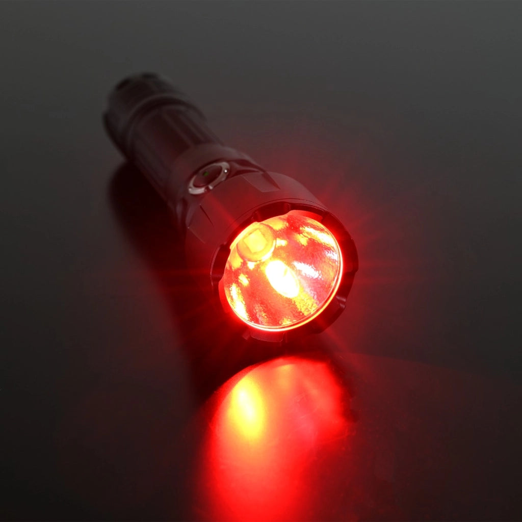 Torcia tattica LED 20W 3600lm 300m IP68 USB-C Videx