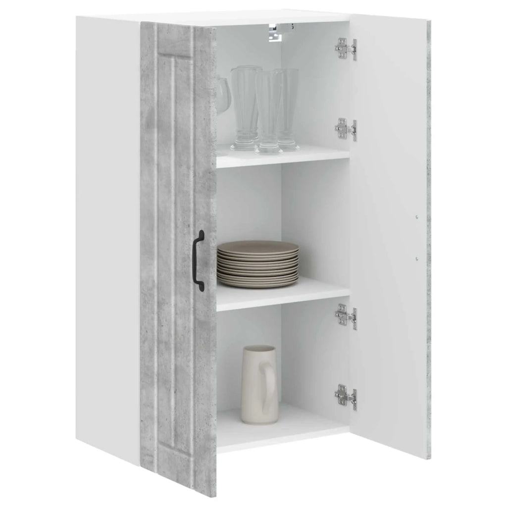 Mobile da cucina-Armadio da cucina Grigio cemento 60 x 31 x 100 cm 611389
